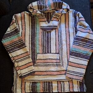 ~《Handmade》~ Pastel colored baha sweater.